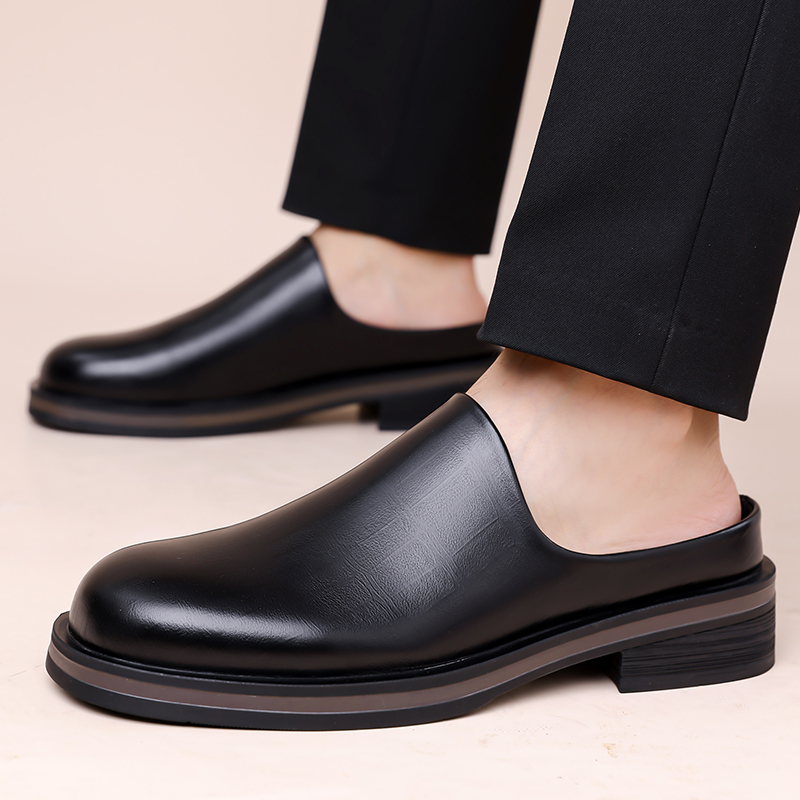 Men'S Shoes Hush Puppies - Men Slip-On Half Slippers, Thick Sole
