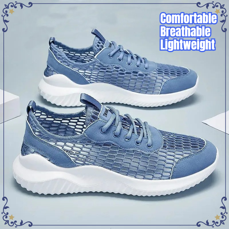 Men'S Shoes Brogues - New Summer Men Hollow Mesh Shoes