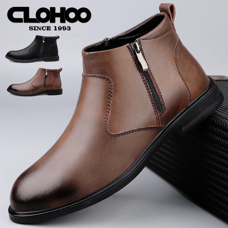 Men'S Shoes Hush Puppies - CLOHOO Handmade Men's Boots Business Casual