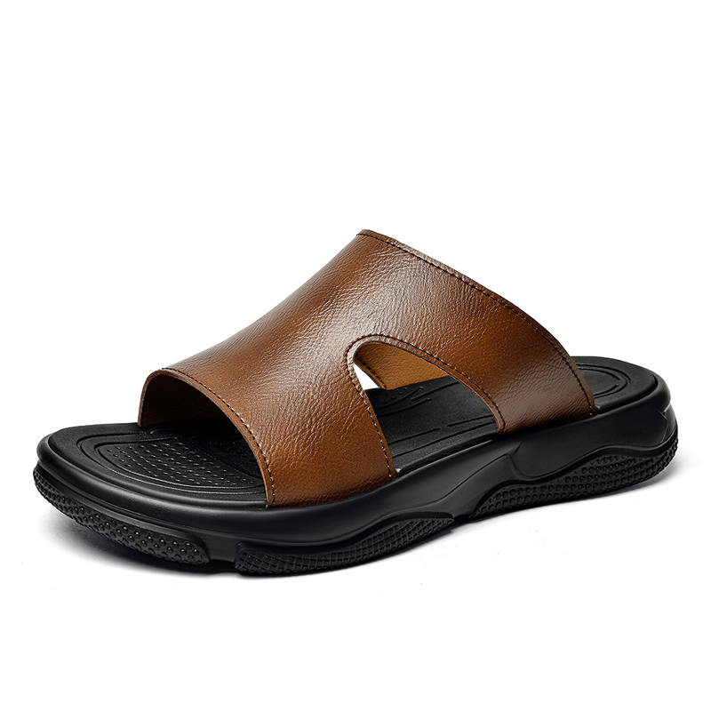 Men's Leather Slide Sandals No - Men'S Shoes Hush Puppies review and price
