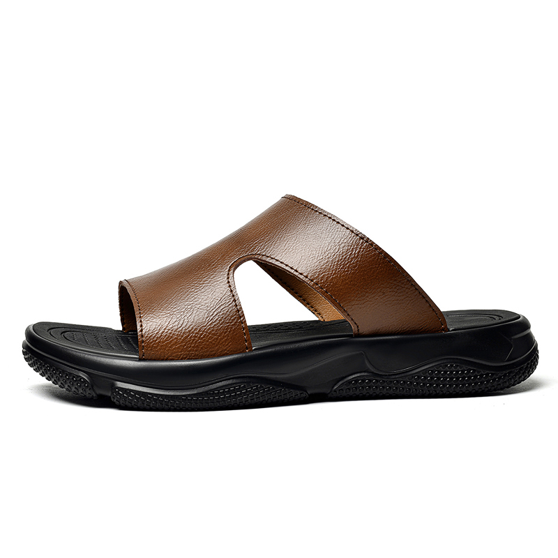 Men's Leather Slide Sandals No - Men'S Shoes Hush Puppies review and price