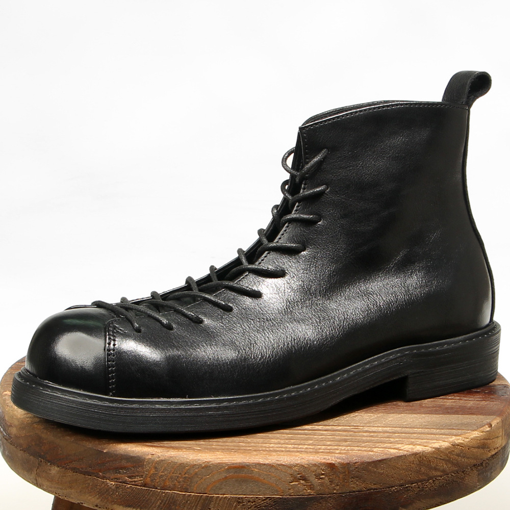 Genuine Leather Round Toe Casu - Men'S Shoes Dress Casual review and price
