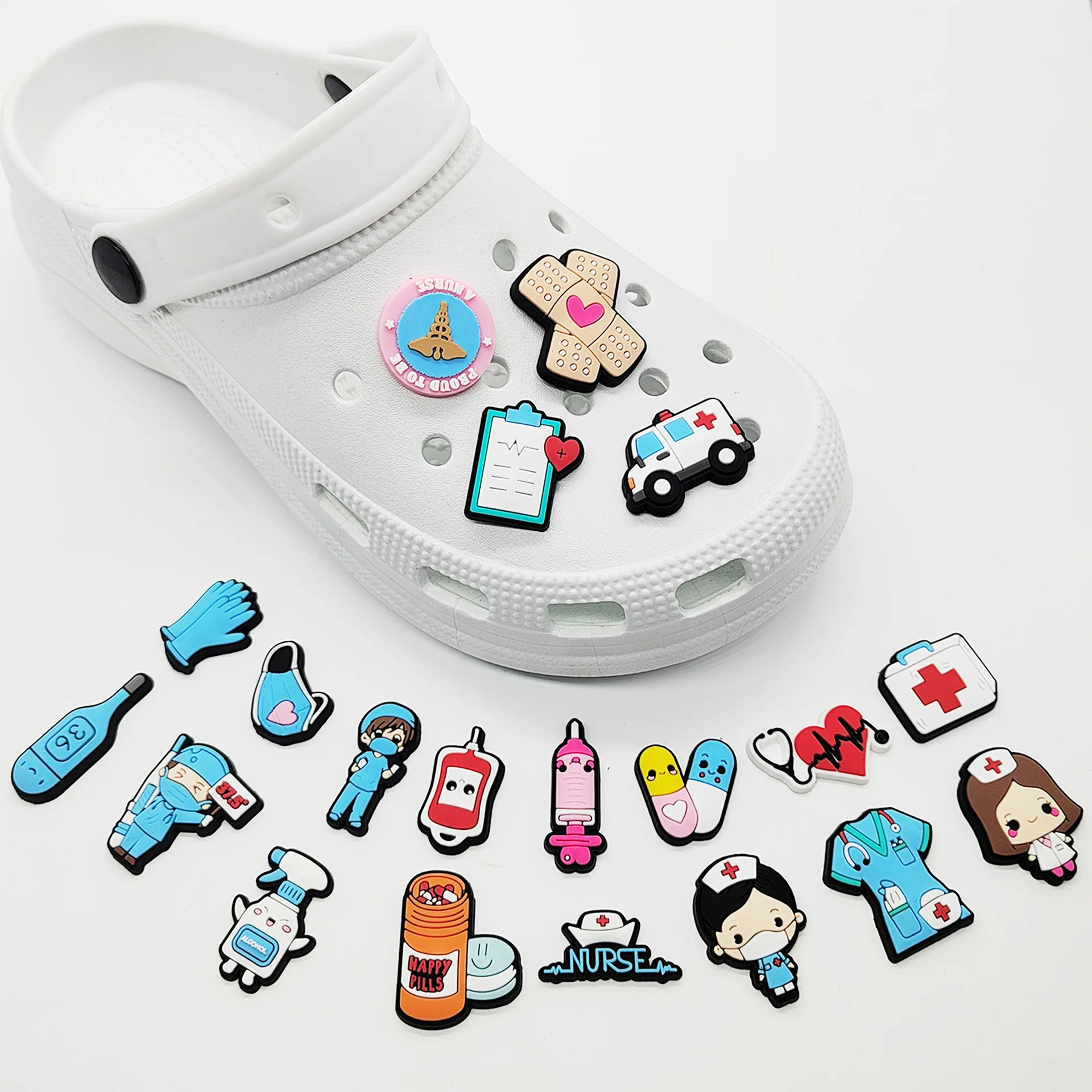 New 1pcs PVC Shoe Charms for C - Men Shoes Jeans review and price
