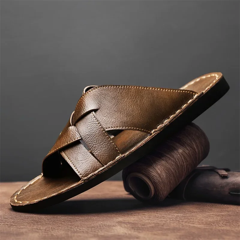 Genuine Leather Men Casual San - Men'S Shoes Hush Puppies review and price