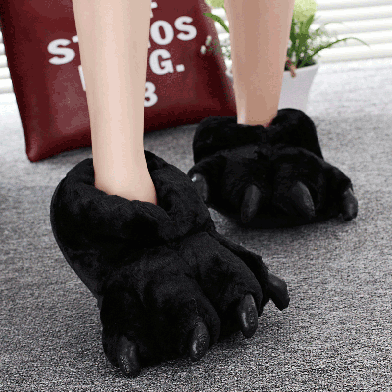 Size 35-43 Black Animal Paw Sh - Men Shoes For Winter review and price