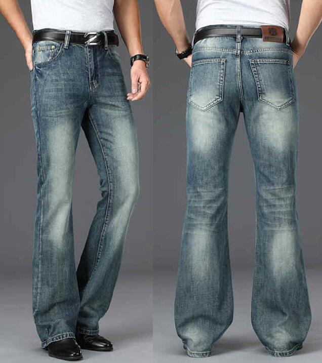 Men's Flared Jeans Loose Men B - Men Shoes Jeans review and price