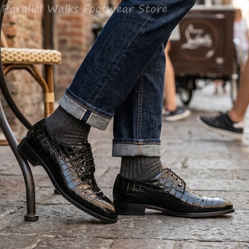 Men Patent Leather Oxford Shoe - Men Shoes For Wedding review and price