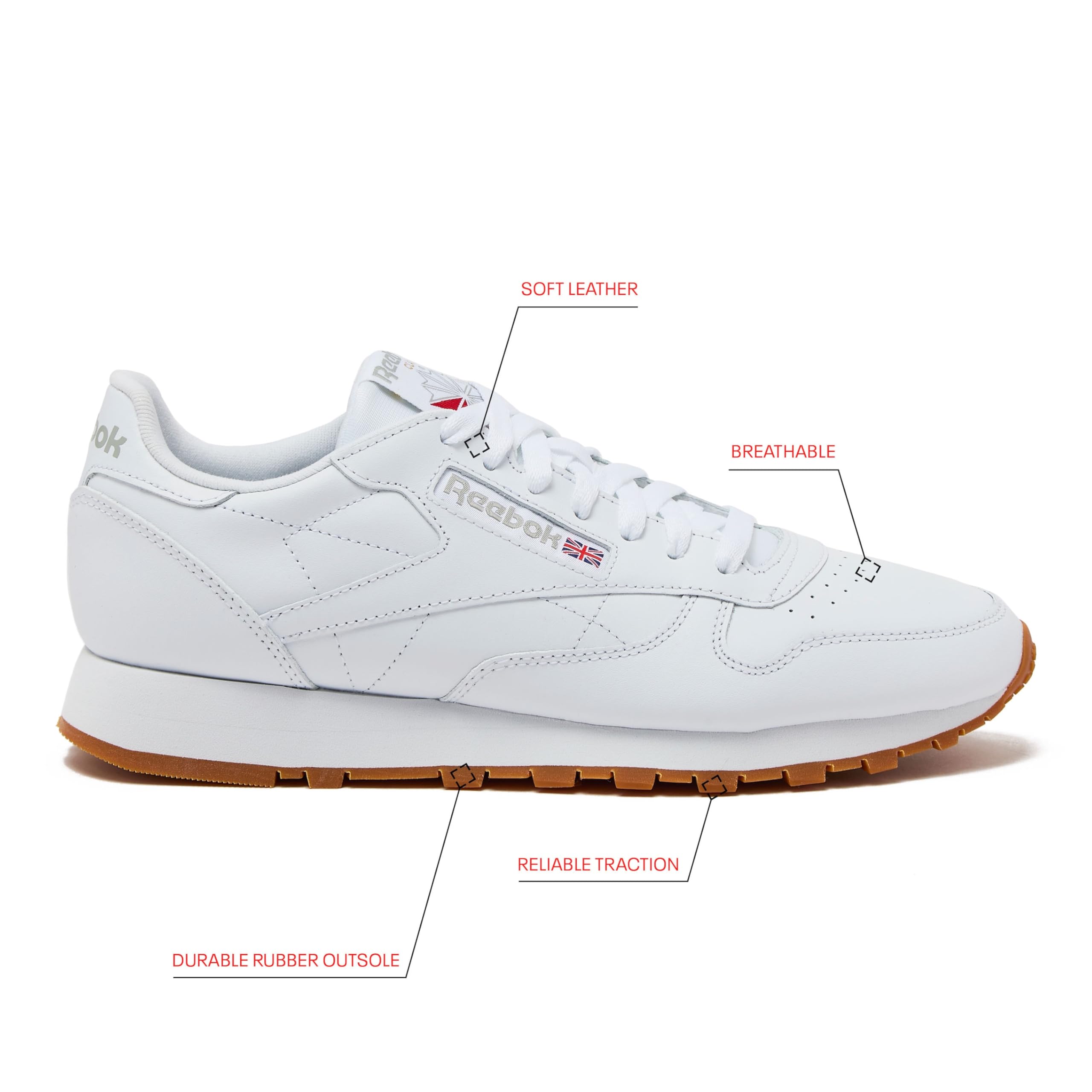 Reebok Classic Leather Sneaker - Men Shoes Vans review and price