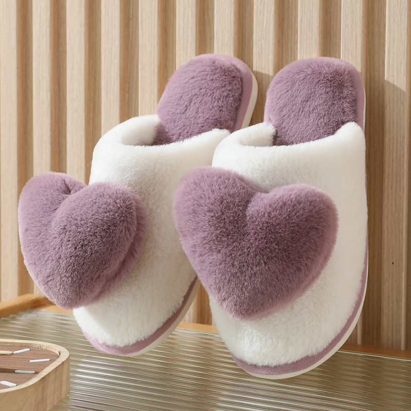 Winter Warm Heart Pattern Cott - Men Shoes For Winter review and price