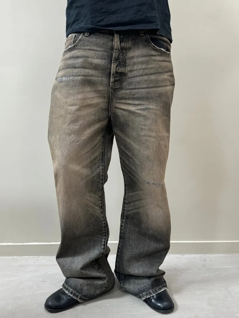Sun-Faded, Washed, Distressed, - Men Shoes Jeans review and price
