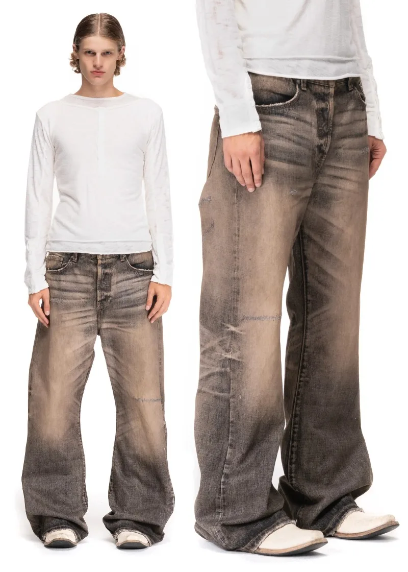 Sun-Faded, Washed, Distressed, - Men Shoes Jeans review and price