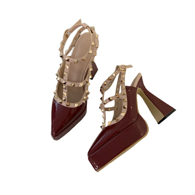 Black Heels Women Pointed Toe  - Men Shoes For Wedding review and price