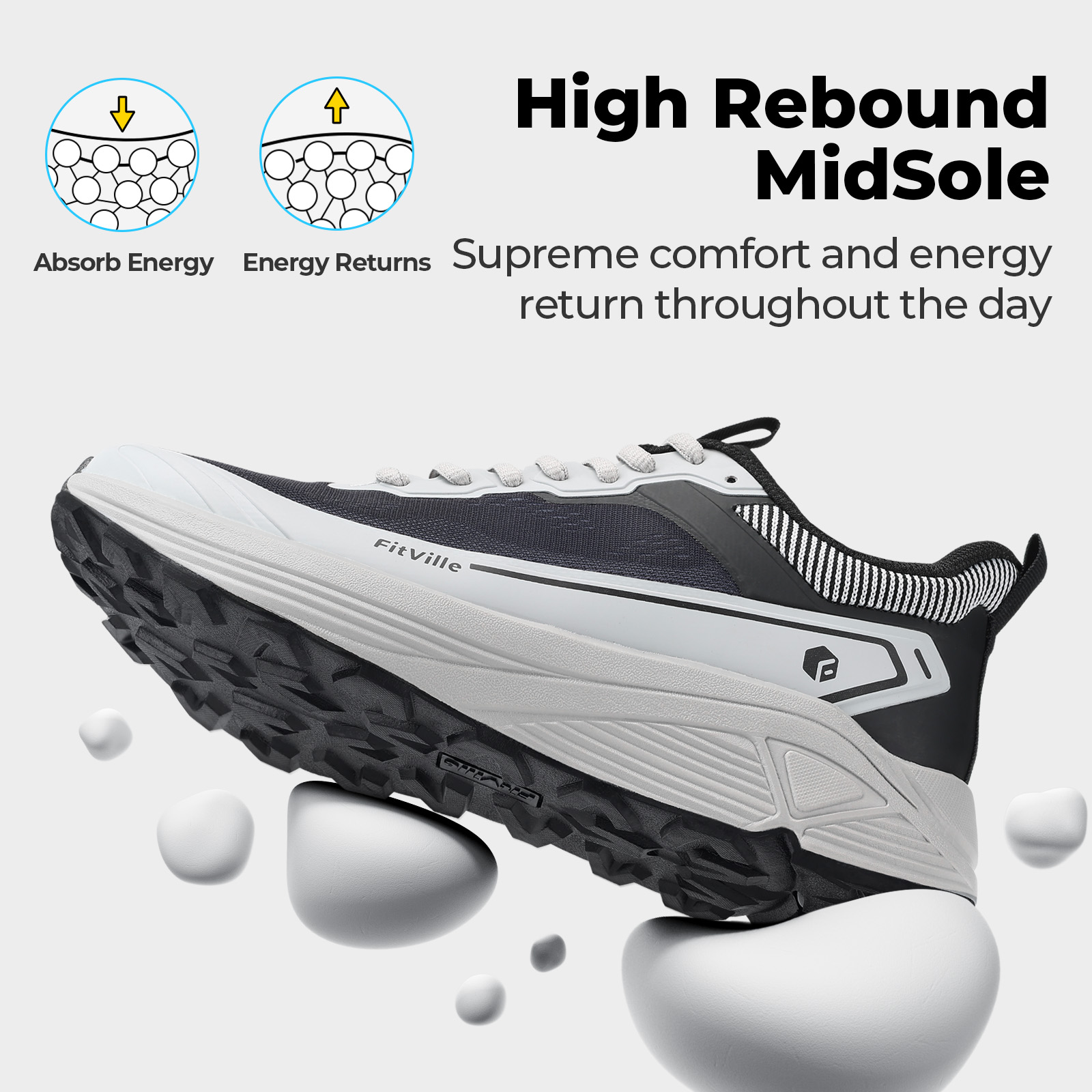 FitVille Wide Sports Shoes Wea - Men'S Shoes V5 Rnr review and price