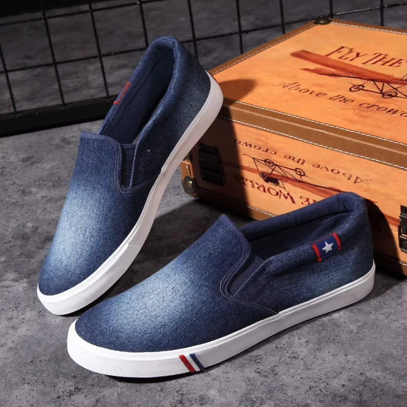 Denim Men's Canvas Shoes Slip- - Men Shoes Vans review and price