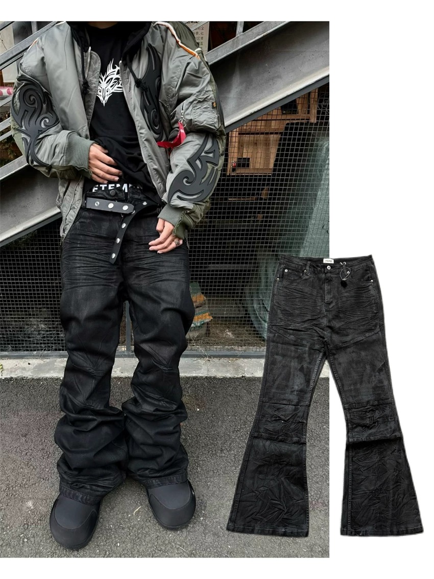 High street coated micro-flare - Men Shoes Jeans review and price